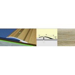 Кант полукруглый 40 мм 1,35 дуб аляска