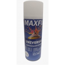 Аэрозольная краска MAXFIX 5 белый матовый 400 мл (12)