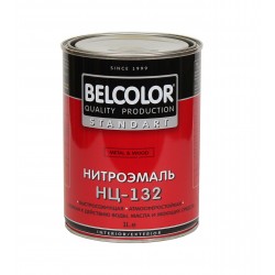 Эмаль НЦ-132 П Белколор коричневая (фасовка 0,7 кг)