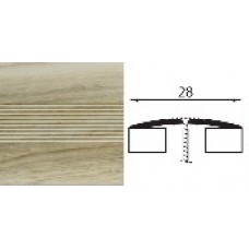 Универсальный стык 28 мм 1,35 дуб аляска