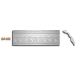 Плинтус потолочный инжекционный 2м Антарес 2Л-152 (22 шт/уп)