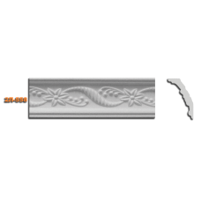 Плинтус потолочный инжекционный 2м Антарес 2Л-558 (70 шт/уп) НП