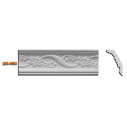 Плинтус потолочный инжекционный 2м Антарес 2Л-558 (70 шт/уп) НП