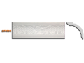 Плинтус потолочный инжекционный 2м Антарес 2Л-563 (70 шт/уп)