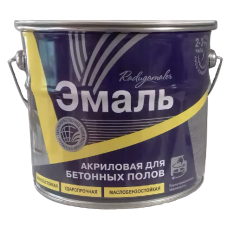 Эмаль акриловая для бетонных полов Радуга Малер 20кг серая