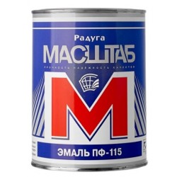 Эмаль МАСШТАБ ПФ-115 Серая 0,8кг (6)