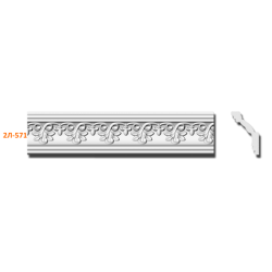 Плинтус потолочный инжекционный 2м Антарес 2Л-571 (70 шт/уп) НП
