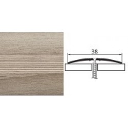 Стык 38 мм 1,8 дуб дымчатый