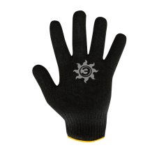 Перчатки Зима двойные 7,5кл черные XL (150)