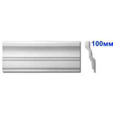 Плинтус потолочный экструдированный 2м Антарес NP-100 (35 шт/уп) НП