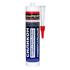 Герметик силиконовый универс. санитарный прозрачный X-PERT 260ml