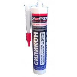 Герметик силиконовый универс. санитарный прозрачный X-PERT 260ml
