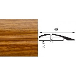 Кант полукруглый 40 мм 1,35 дуб темный