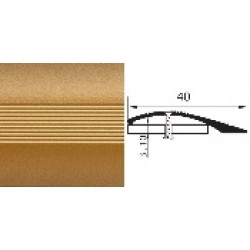 Кант полукруглый 40 мм 1,8 золото