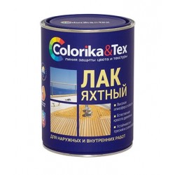 Лак яхтный Colorika&Tex глянцевый 0,8л (6)