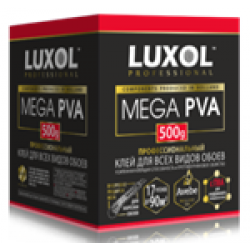 Клей обойный "LUXOL MEGA PVA" (Professional) 500 гр (9)