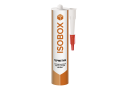 Герметик ISOBOX силиконовый санитарный белый, 260мл (24шт.)