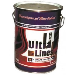 Эмаль Ultra Lines ПФ-115 Голубая 5,5кг