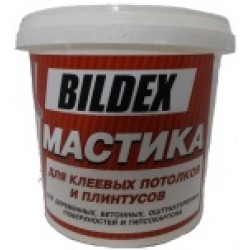 Мастика BILDEX для кл.потолков и плинтусов по 1,3 кг (12)