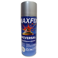 Аэрозольная краска MAXFIX 36 серебрянная 400 мл (12)