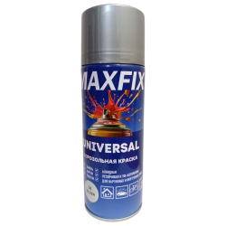 Аэрозольная краска MAXFIX 36 серебрянная 400 мл (12)