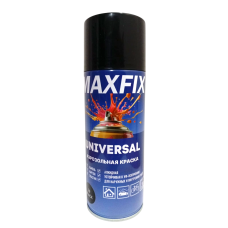 Аэрозольная краска MAXFIX 39 черная 400 мл (12)