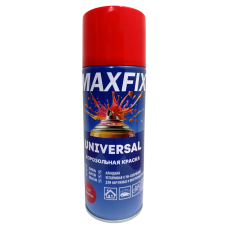 Аэрозольная краска MAXFIX 137 красная 400 мл (12)