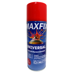 Аэрозольная краска MAXFIX 137 красная 400 мл (12)