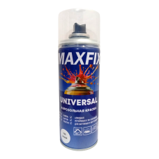 Аэрозольная краска MAXFIX 190 бесцветная 400 мл (12)