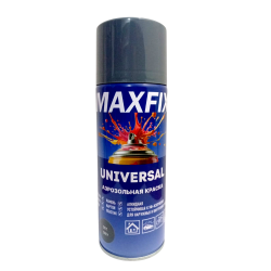 Аэрозольная краска MAXFIX 301 серая 400 мл (12)