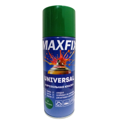 Аэрозольная краска MAXFIX 37 зелёная 400 мл (12)