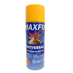 Аэрозольная краска MAXFIX 31 желтая 400 мл (12)