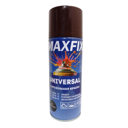 Аэрозольная краска MAXFIX 141 коричневая 400 мл (12)