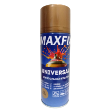 Аэрозольная краска металлик MAXFIX 188 18К золото 400 мл (12)