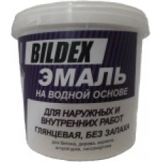 Эмаль ВД акриловая глянцевая  белая 2,7 кг BILDEX (4)
