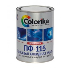 Эмаль ПФ-115 "Colorika" белая 0,9 кг (14)