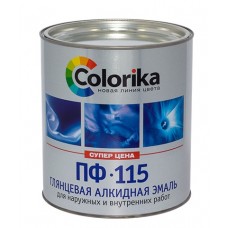 Эмаль ПФ-115 "Colorika" зеленая 2,7 кг (6)