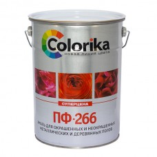 Эмаль ПФ-266 "Colorika" золотисто-коричневая 6 кг (4)