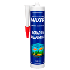 Герметик силиконовый для аквариумов прозрачный MAXFIX 310 мл