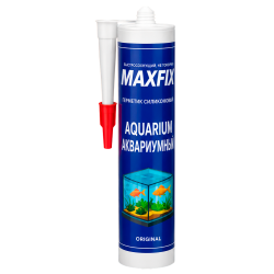 Герметик силиконовый для аквариумов прозрачный MAXFIX 310 мл