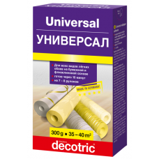 decotric универсальный обойный клей 300г