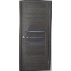 Дверное полотно остекленное COMFORT 13 Лиственница ГРЕЙ 3D 700мм