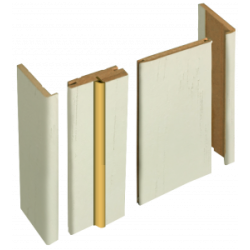 Коробка ПВХ Телескоп + уплотнитель Дуб пломбир 26*80*2050 мм