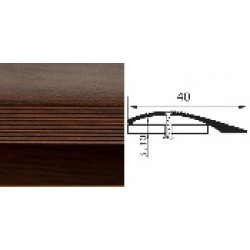Кант полукруглый 40 мм 1,8 орех темный