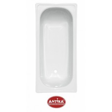 Ванна стальная ANTIKA с опорной подставкой 150*70*40 (белая орхидея) с рантом