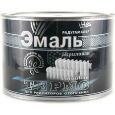 Эмаль акриловая для радиаторов отопления 0,4кг РадугаМалер (24) белая