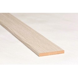 Наличник плоский Лиственница Белёная 3D 7,5*70*2150 мм