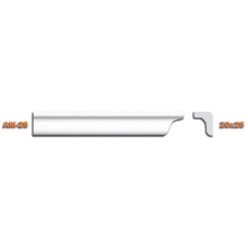 Плинтус потолочный экструдированный 2м Антарес KM-25 (170 шт/уп)